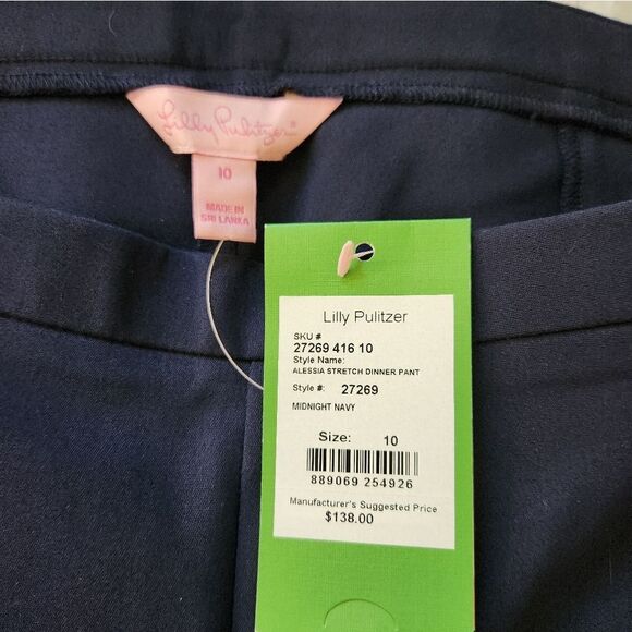 Lilly Pulitzer Alessia Stretch Dinner Pant Size 10 NWT - Picture 6 of 7